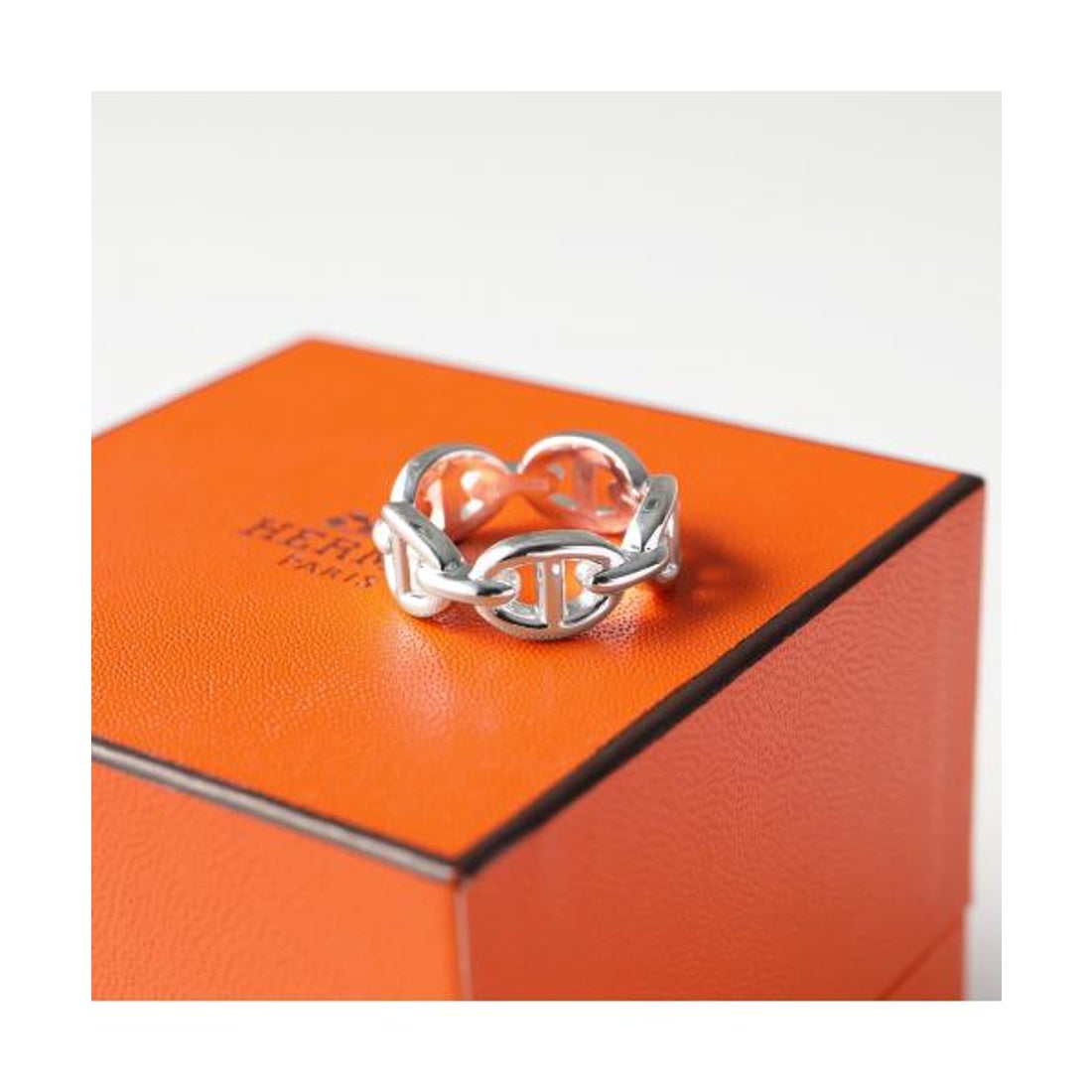 エルメス Hermes HERMES リング アンシェネ PM シェーヌダンクル