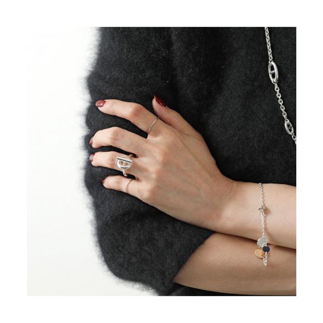 エルメス Hermes HERMES リング エシャペ Echappee MM