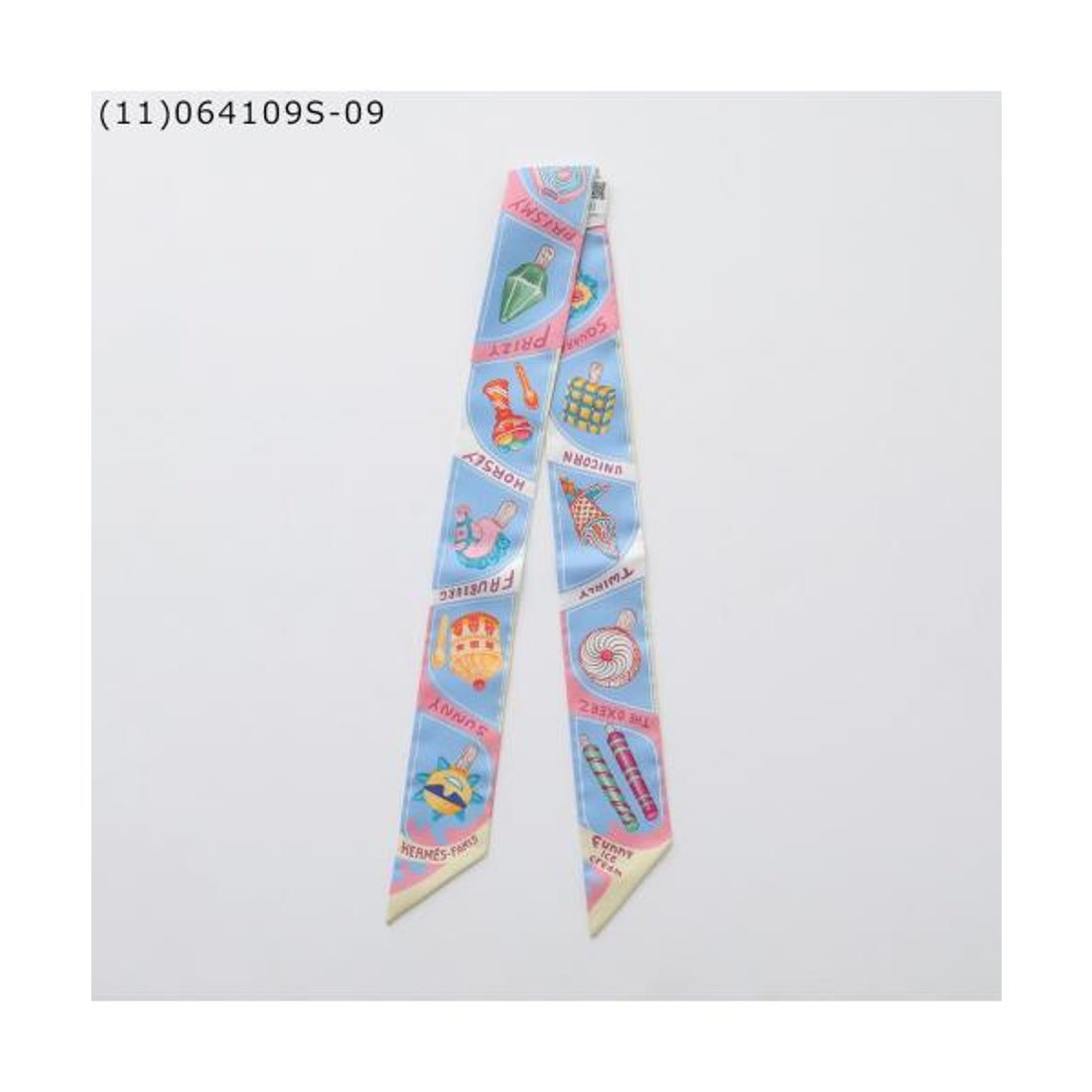 エルメス Hermes HERMES ツイリー スカーフ TWILLY シルク バンダナ