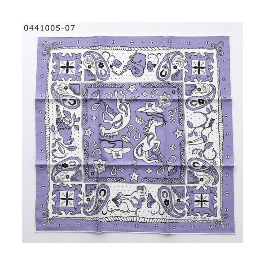 エルメス Hermes HERMES スカーフ CARRE カレH 55×55 シルクバンダナ