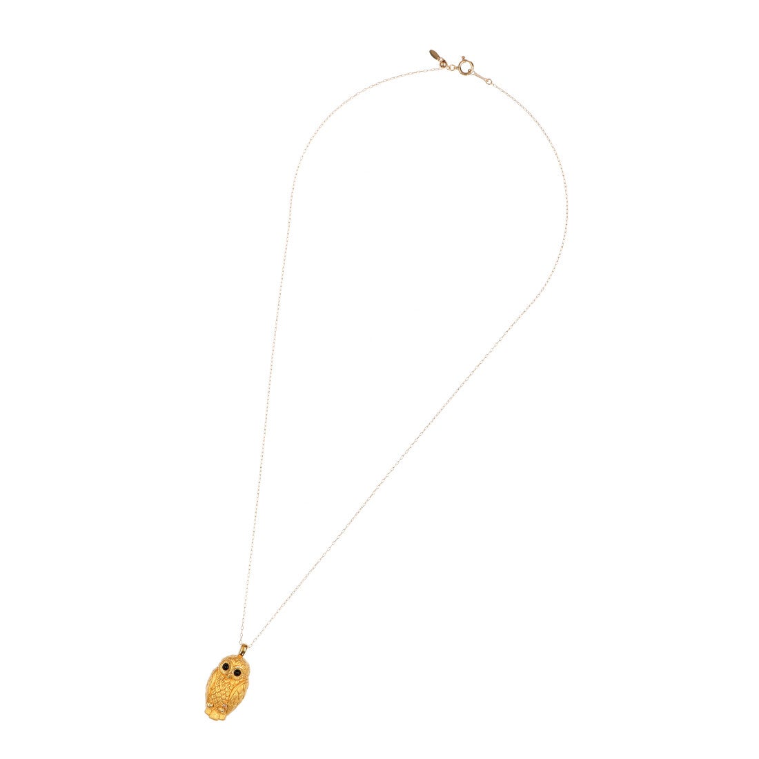 I・E・I SELECTION 〈純金のふくろう〉 ダイヤモンド入り24金製宝飾