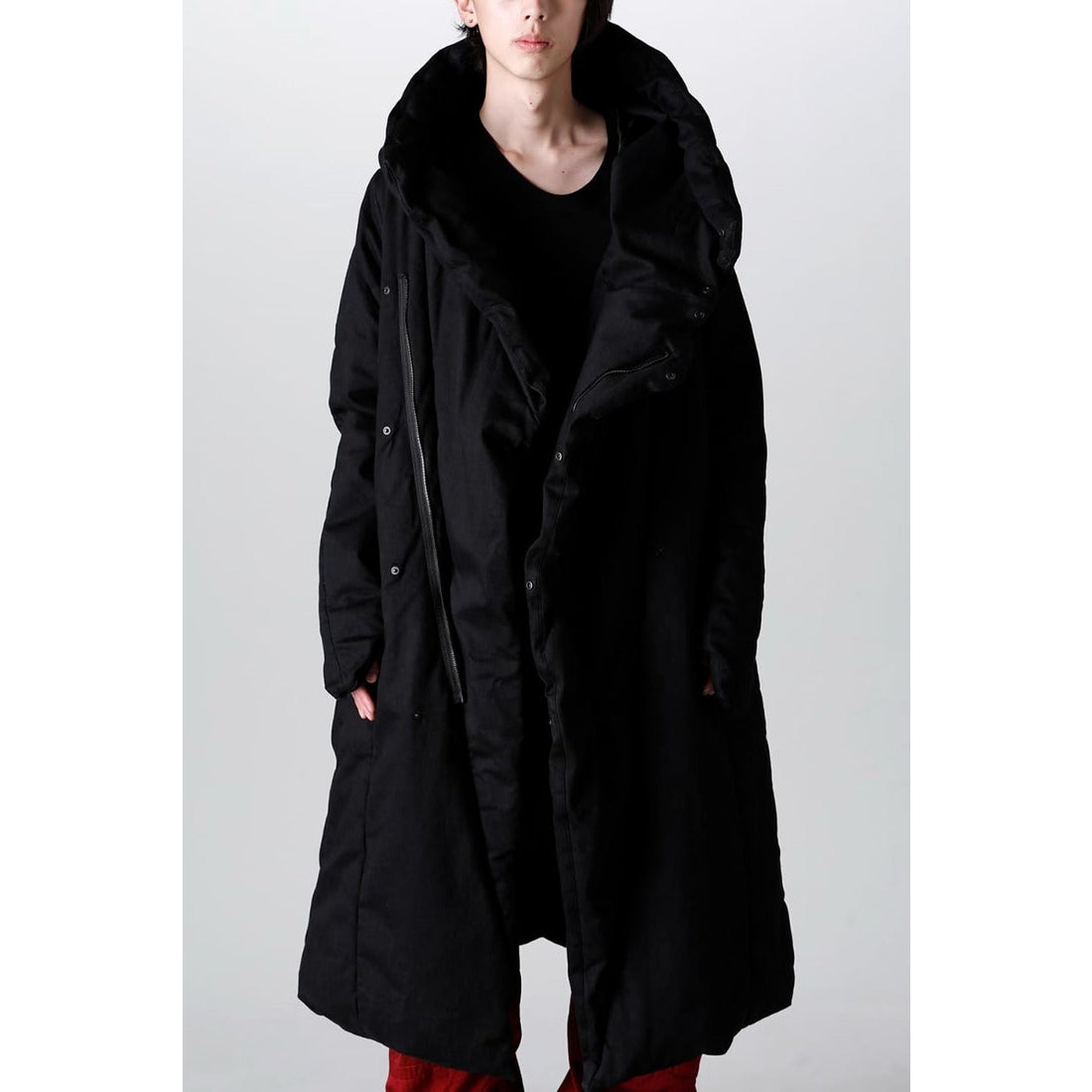 ユリウス JULIUS 10oz Stretch Denim Padded Coat （BLACK