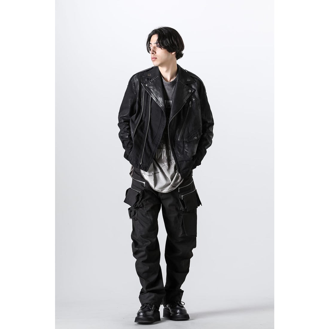 ユリウス JULIUS Ana-Moto JD Biker Jacket（Black） 通販 大阪心斎橋