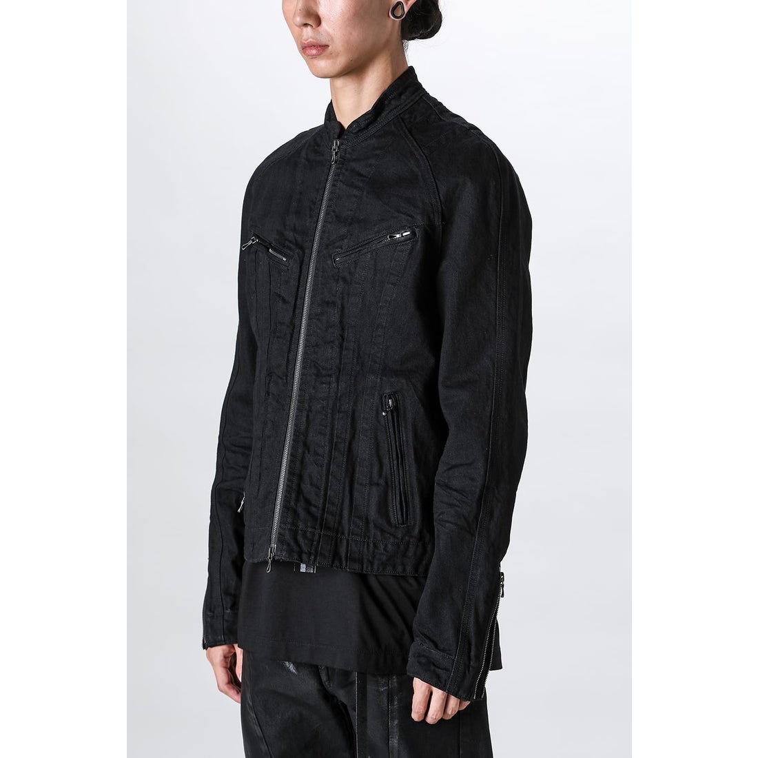 ユリウス JULIUS 12oz Denim Seamed Jacket（BLACK） -FASCINATE