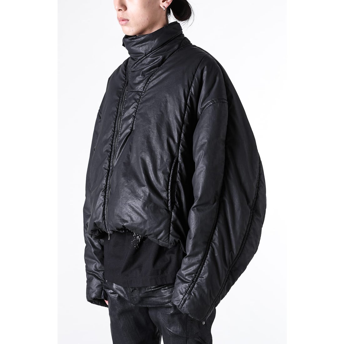 ユリウス JULIUS COATED CLOTH JACKET （BLACK） -デザイナーズ