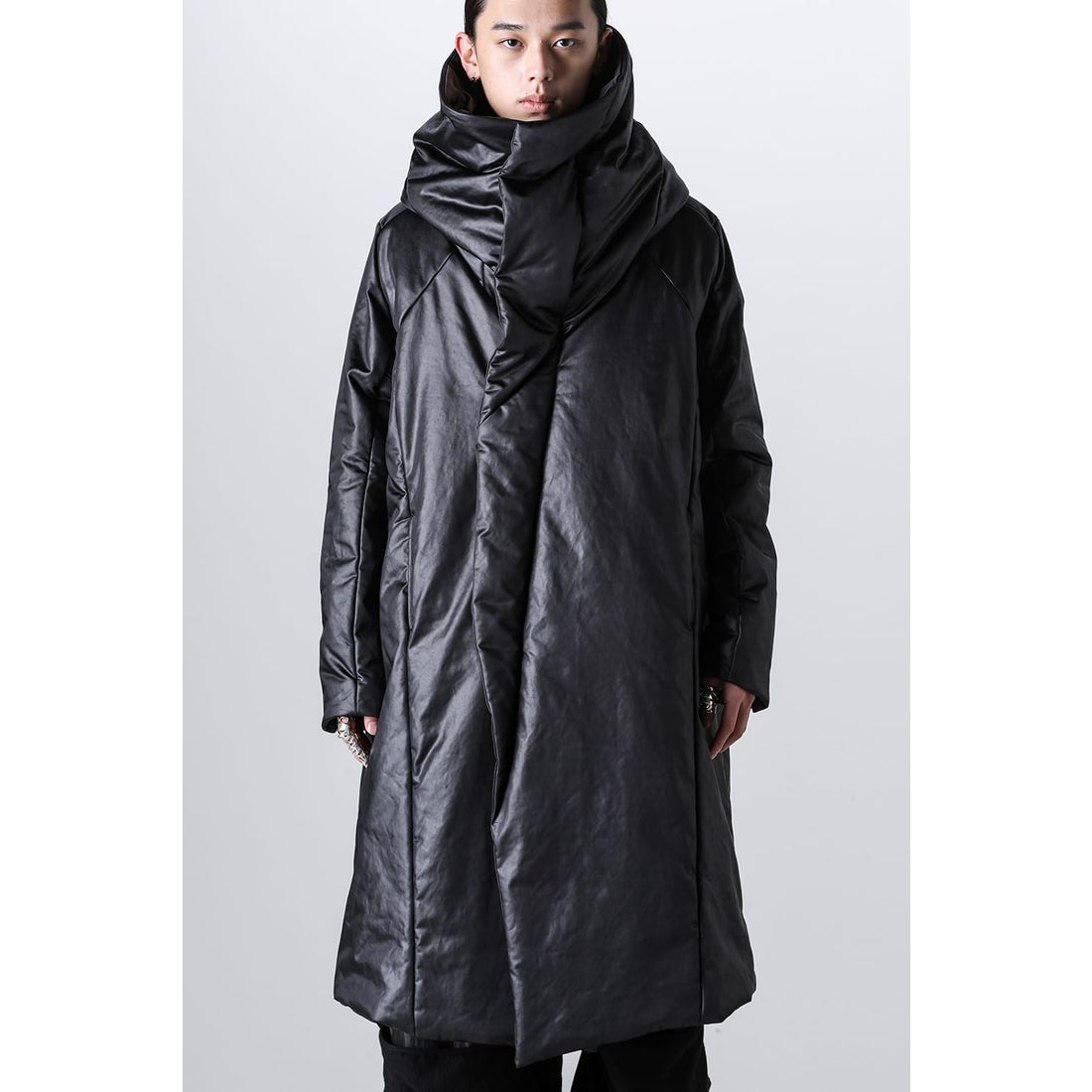 ユリウス JULIUS Long Berg Coat （Black） -デザイナーズファッション