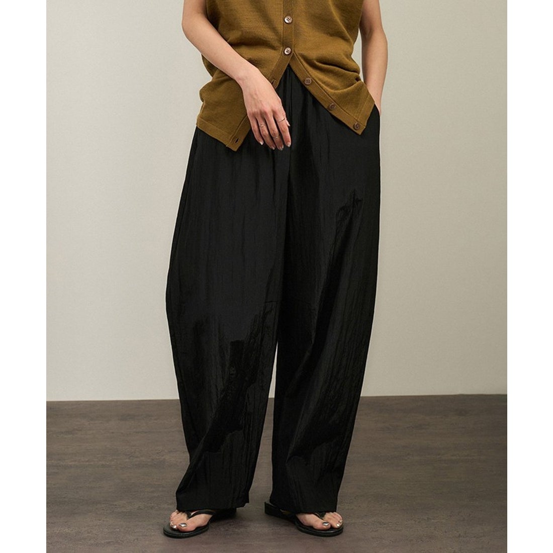 サロン アダム エ ロペ SALON adam et rope' ウールナイロンワッシャー