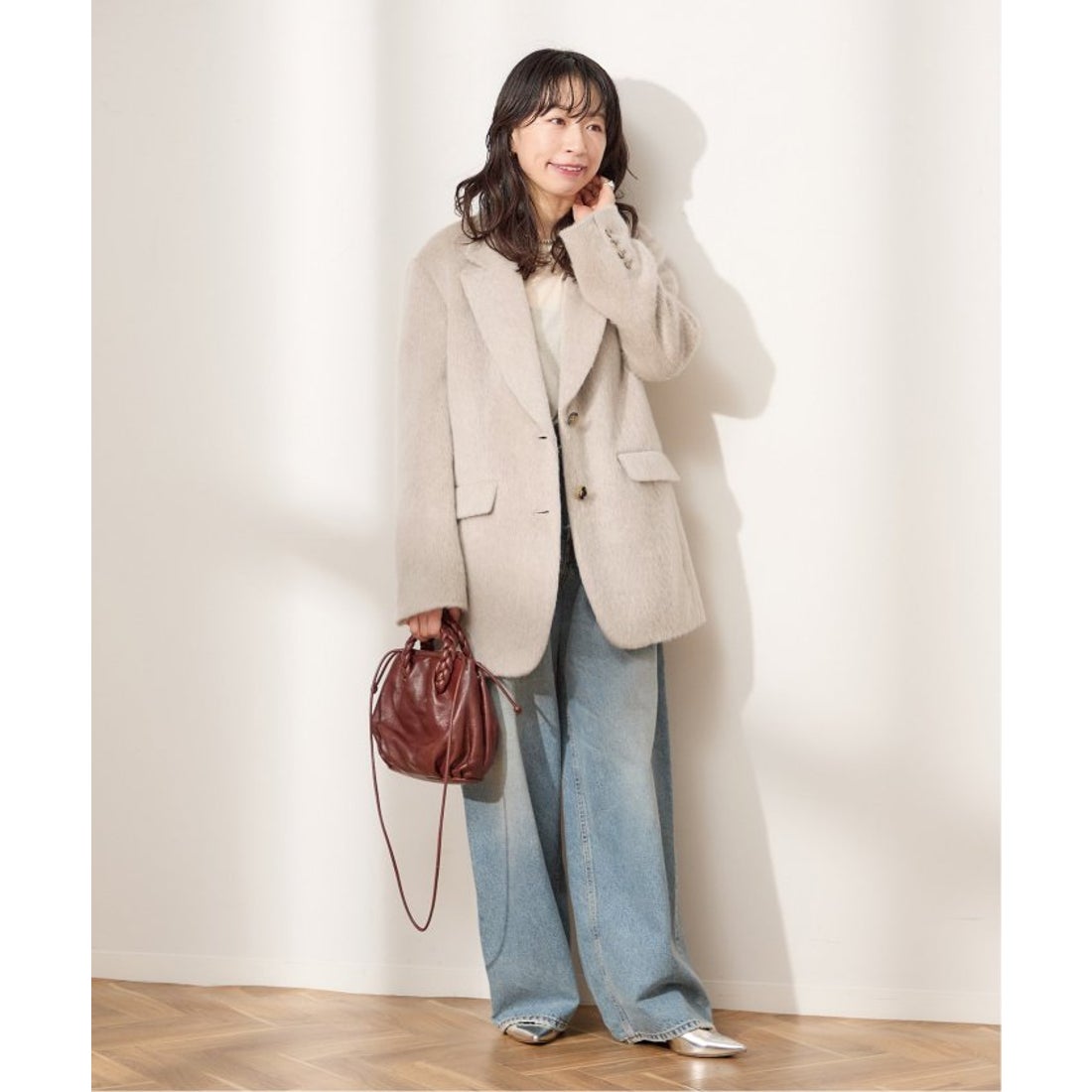 ジャーナルスタンダード レサージュ JOURNAL STANDARD L'ESSAGE モヘヤ