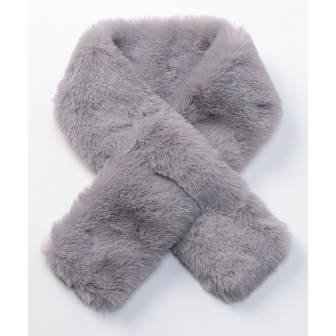 インストゥルメント instrument フェイクファーマフラー （グレー