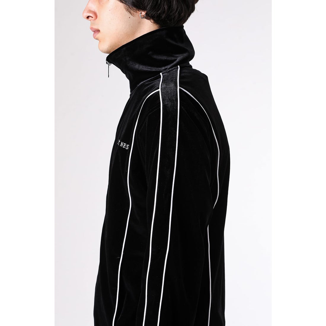 ラストネスト LAST NEST Velour Track Jacket V2 （Black） -FASCINATE