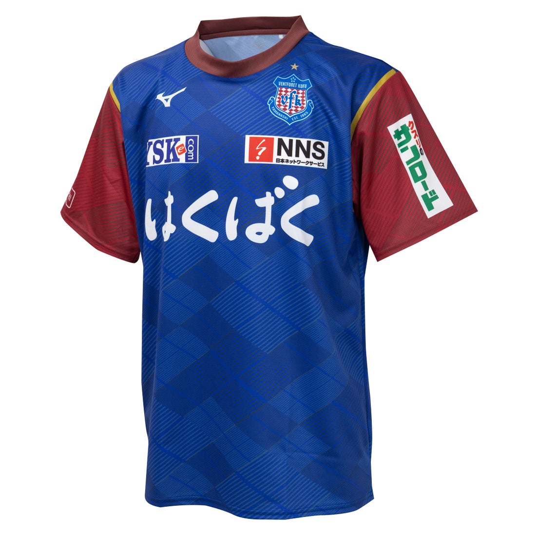 MIZUNO ヴァンフォーレ甲府 2025 ユニフォーム ホーム 半袖 レプリカ