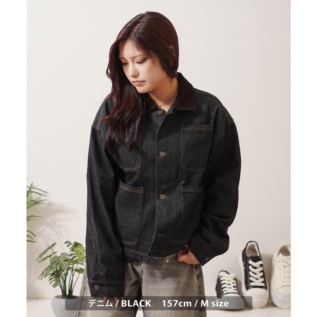 ワンフォークロージング 1111clothing ショート丈 カバーオール