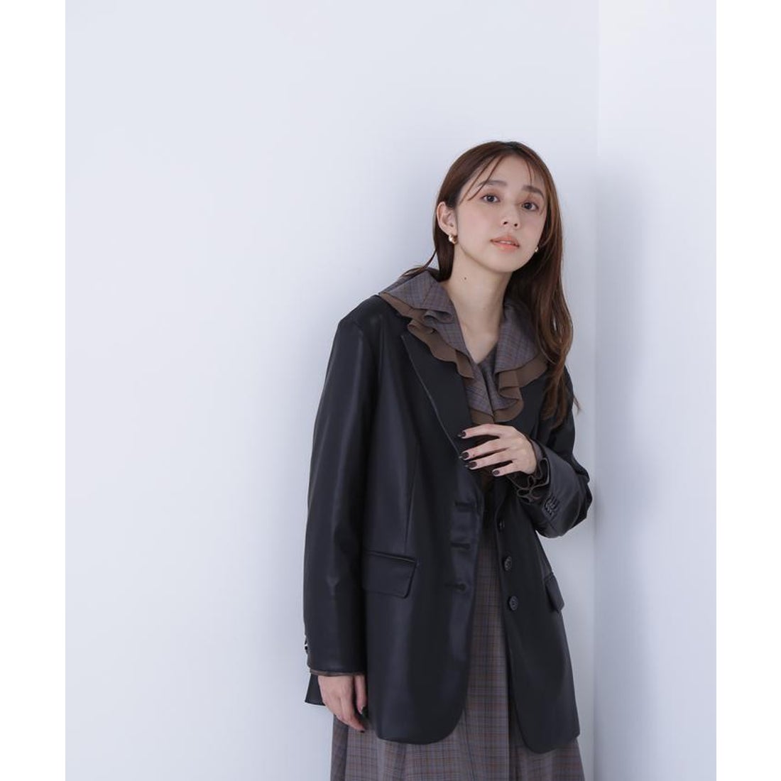 NATURAL BEAUTY BASIC レザージャケット Lサイズ試着のみ美品 楽天市場