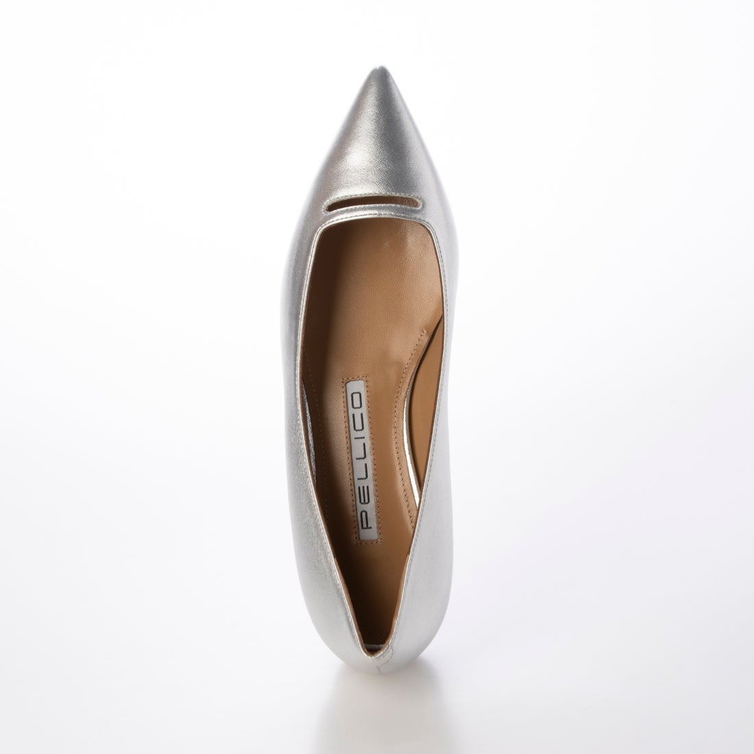 ペリーコ PELLICO ANIMA ANELLI フラットパンプス （SILVER） -靴