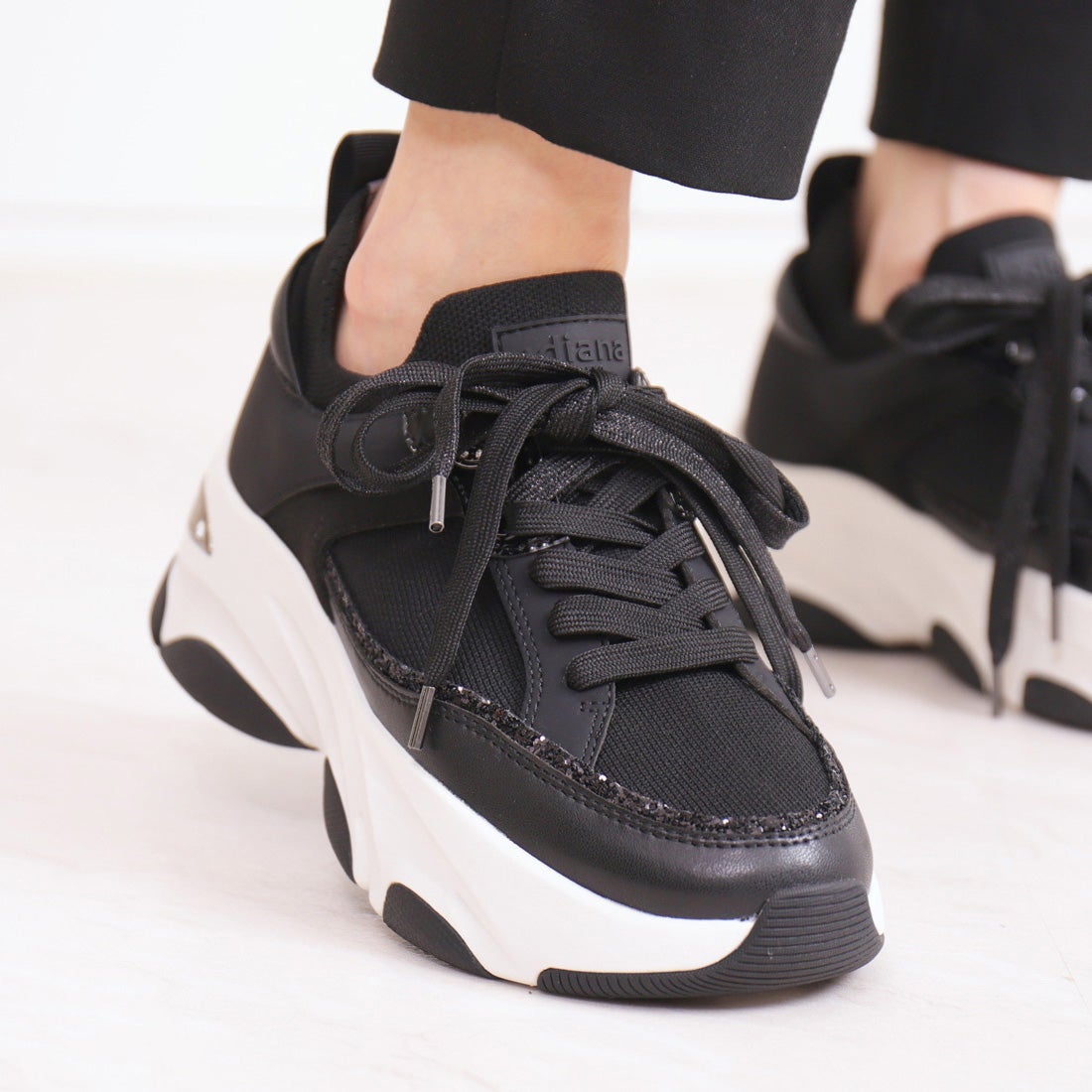 プラスダイアナ ＋diana 【撥水加工】リサイクルニットコンビ