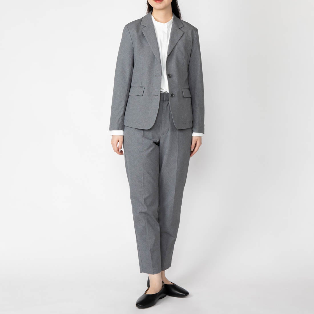 クールテーラードジャケット （ビターグレー） -WWSワークウェアスーツ