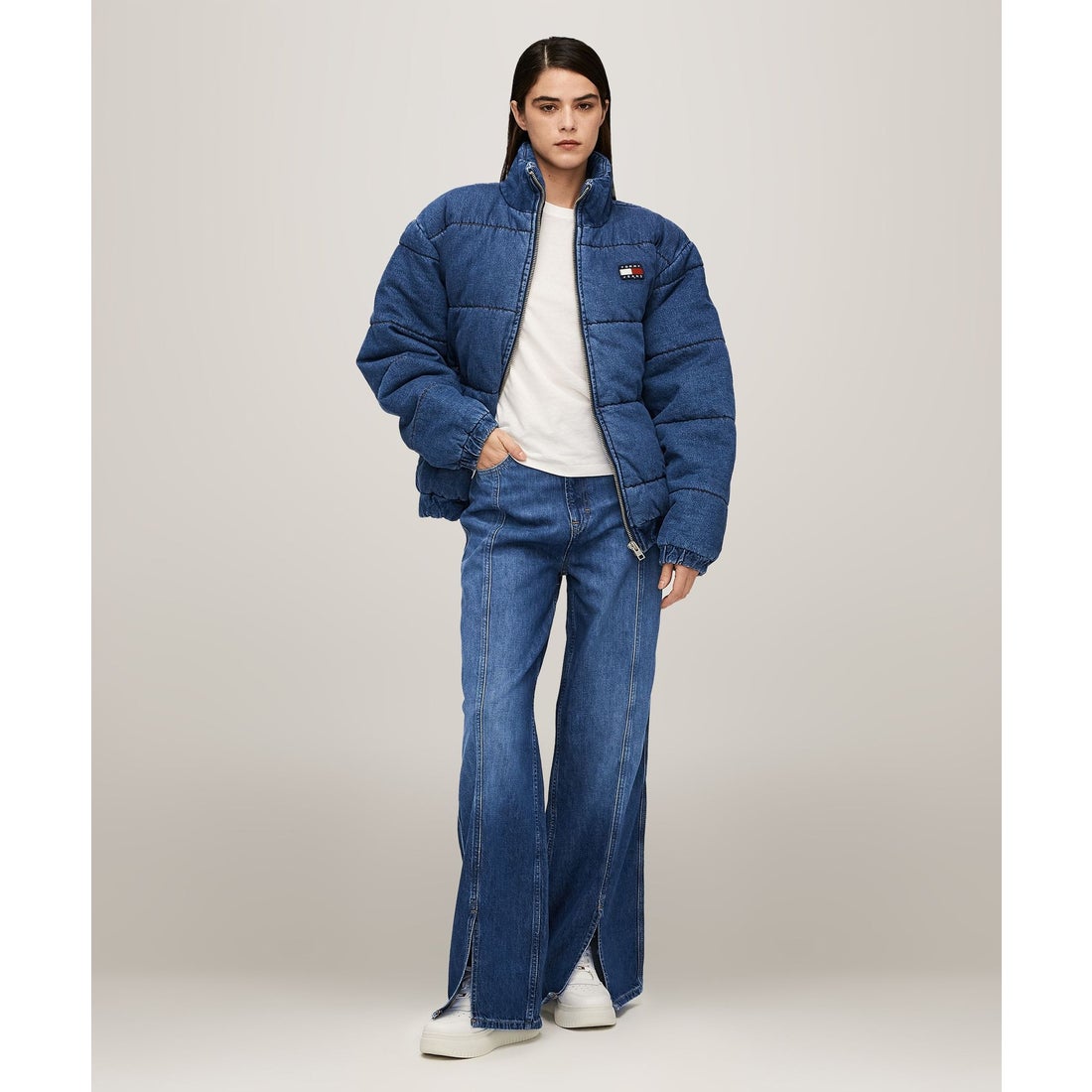 トミー ヒルフィガー TOMMY HILFIGER デニムパッファジャケット