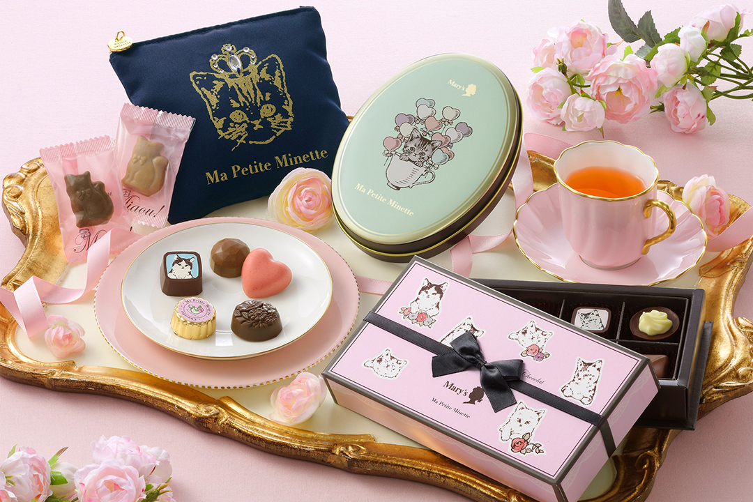 子猫のイラストがクラシカルな雰囲気♡ メリーチョコレートから