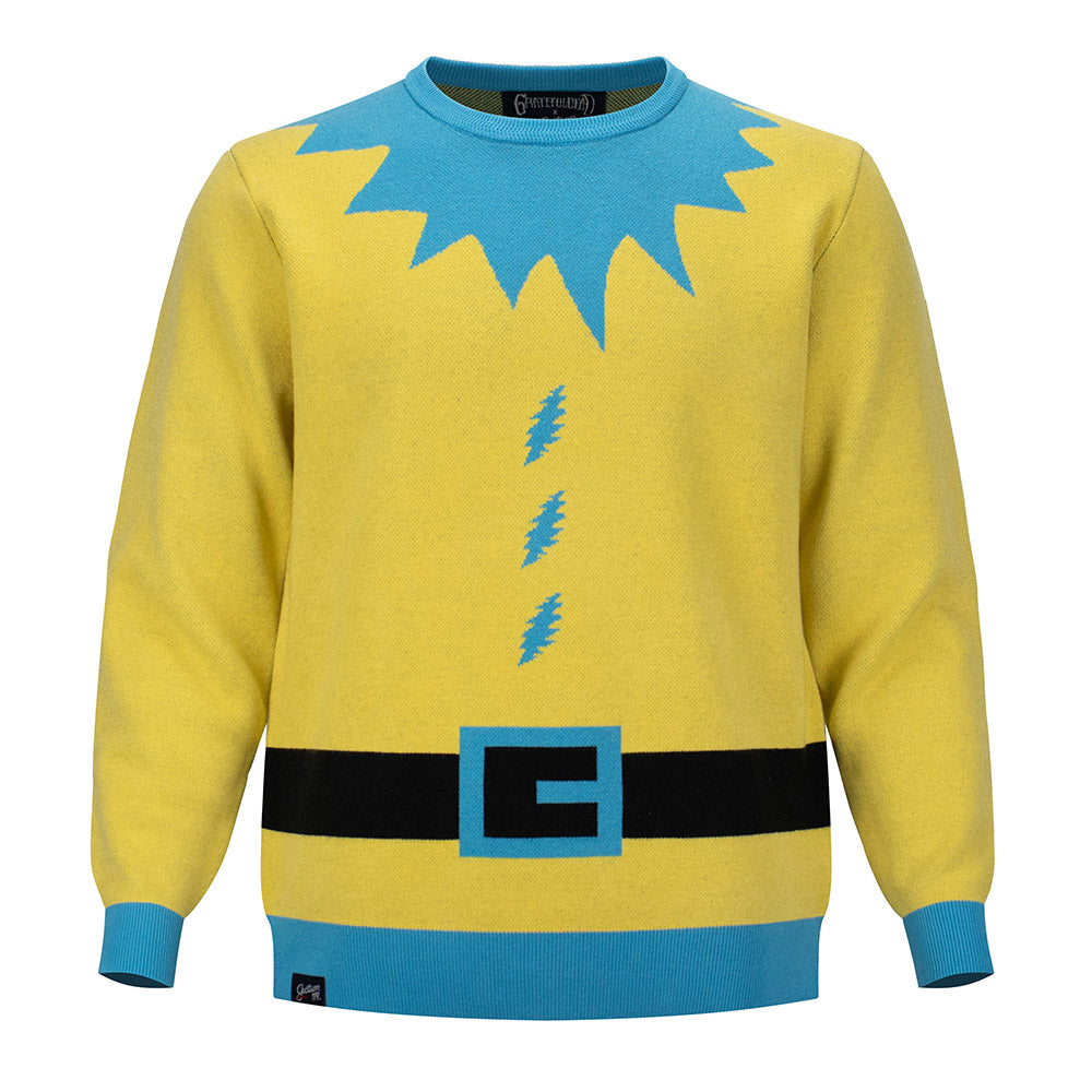 Grateful Dead | Regular Sweater | Bolt in Blue & Yellow – Section 119