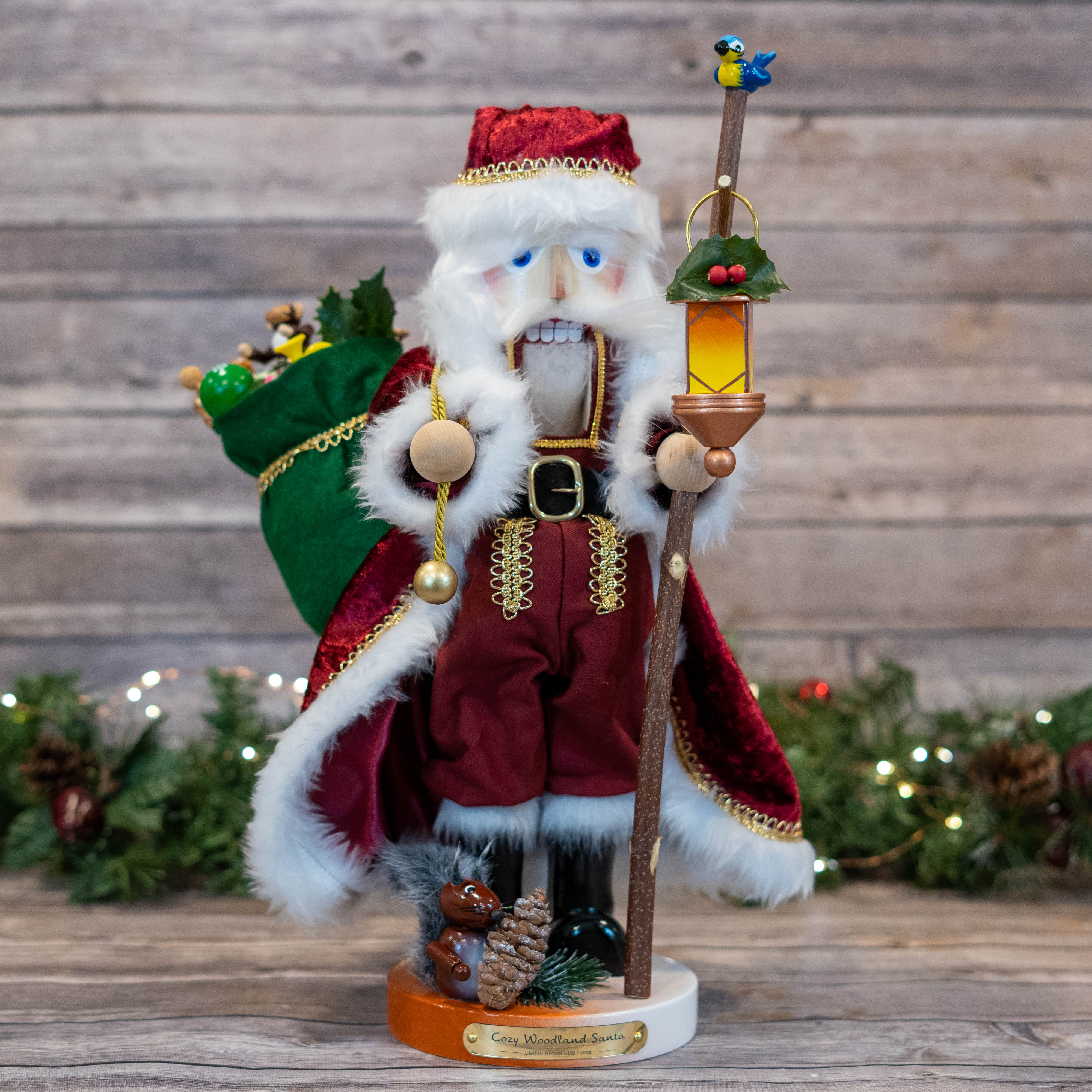 Steinbach Cozy Woodland Santa Nutcracker 47 cm (18.5 in) – Seiffen