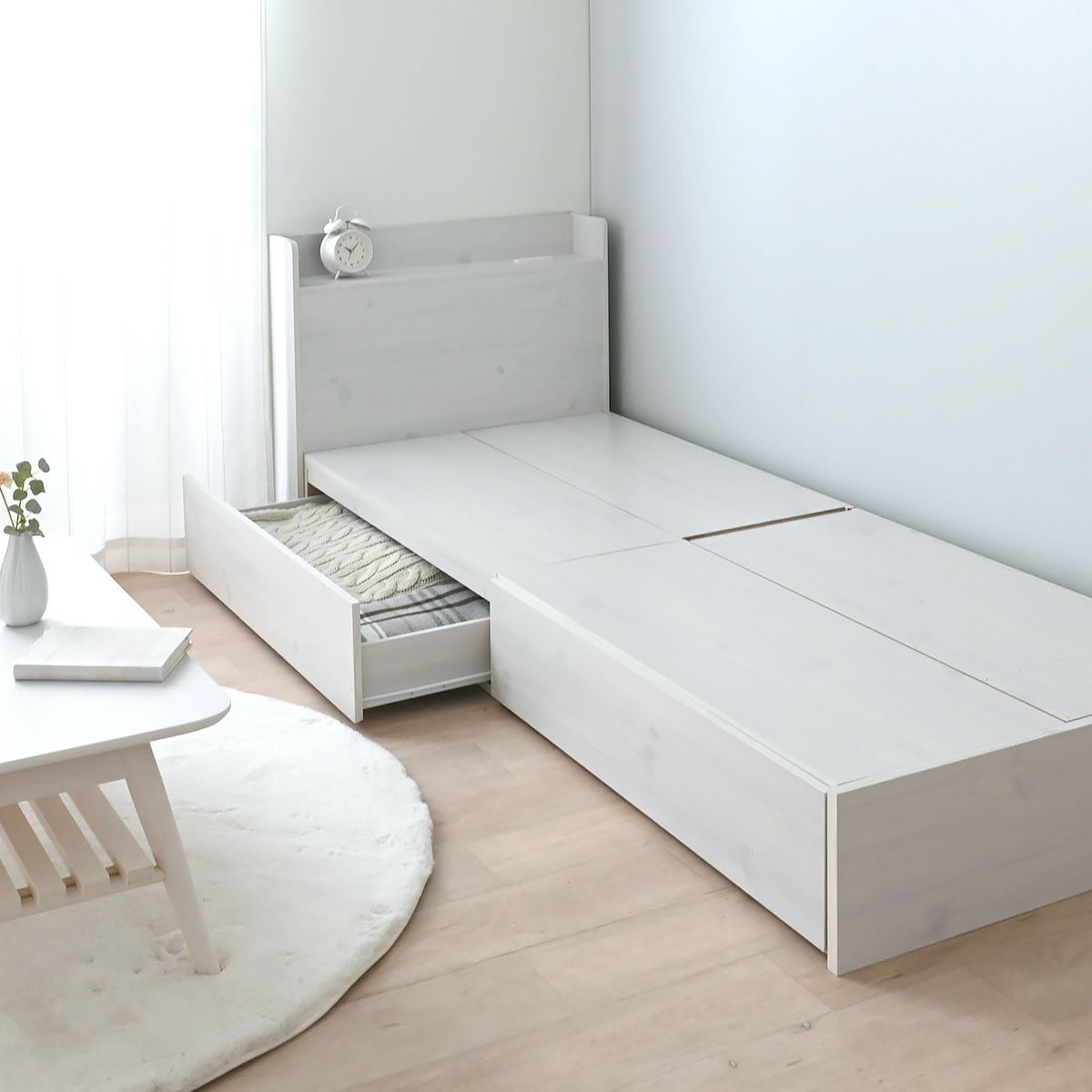 エミカ セミシングルベッド(フレームのみ)/EMICA80SS | SESAME家具