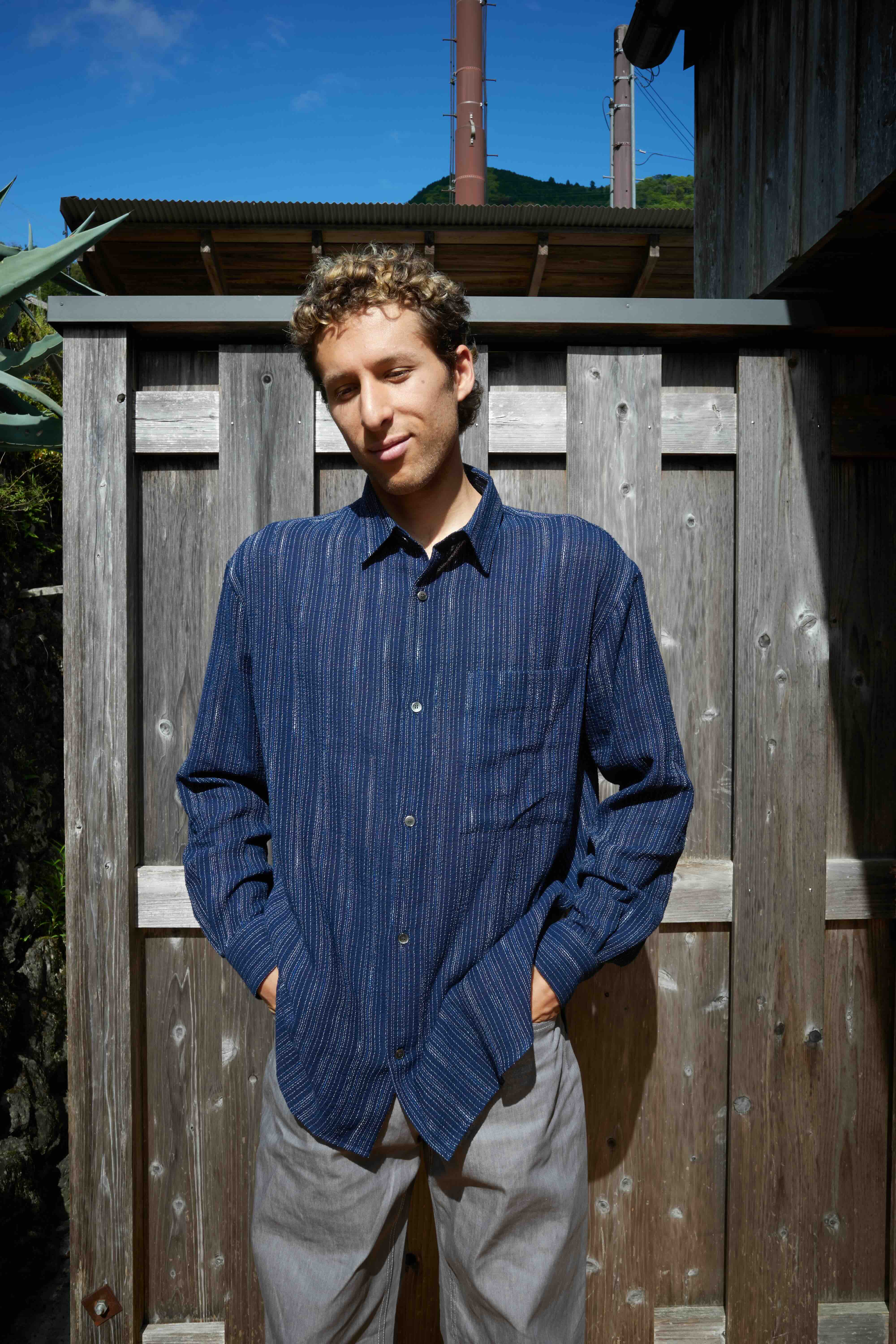 25SS ETERNAL SHIRT/VEGETAL DYE CREPE – seya-voyage