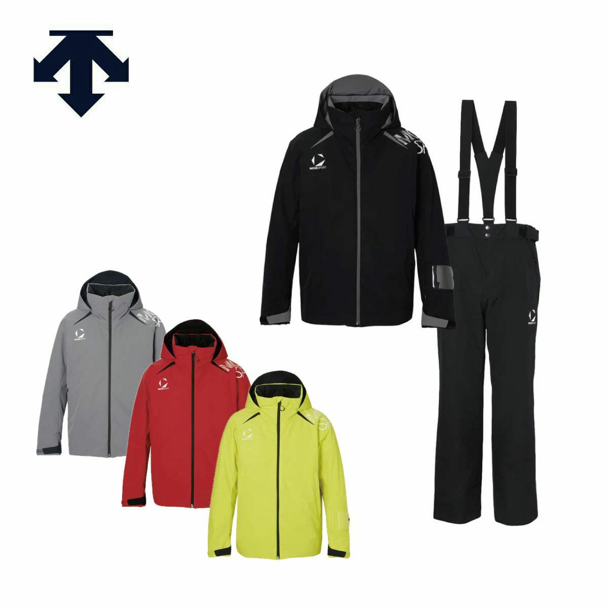 初売り価格デサントDermizax ブラック スキーウェア 定価39600円 初