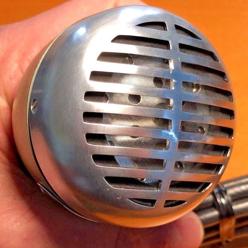 Mint Vintage Shure 520D Green Bullet Harp Mic – Shure CM 99S556