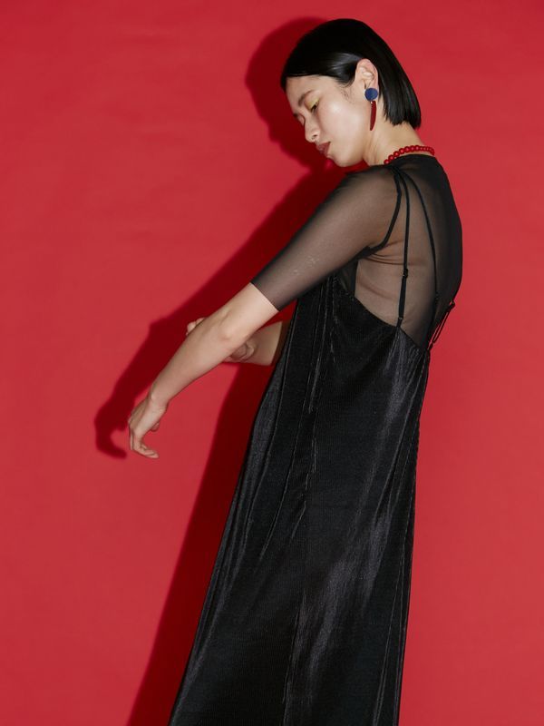 UN3D. - CRYSTAL PLEATS AIO / クリスタルプリーツオールインワン