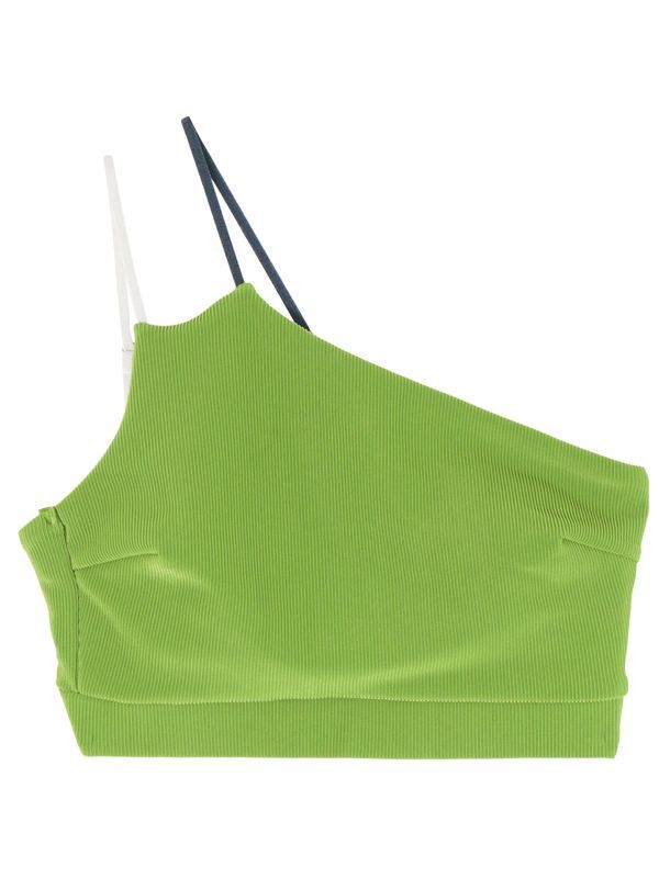 UN3D. - ONE SHOULDER TOP / ワンショルダートップ (ライム) / 水着