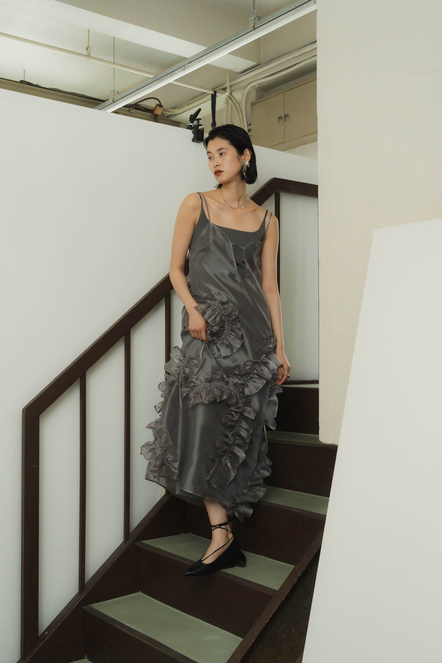 Knuth Marf - layered tulle one piece / レイヤード チュール