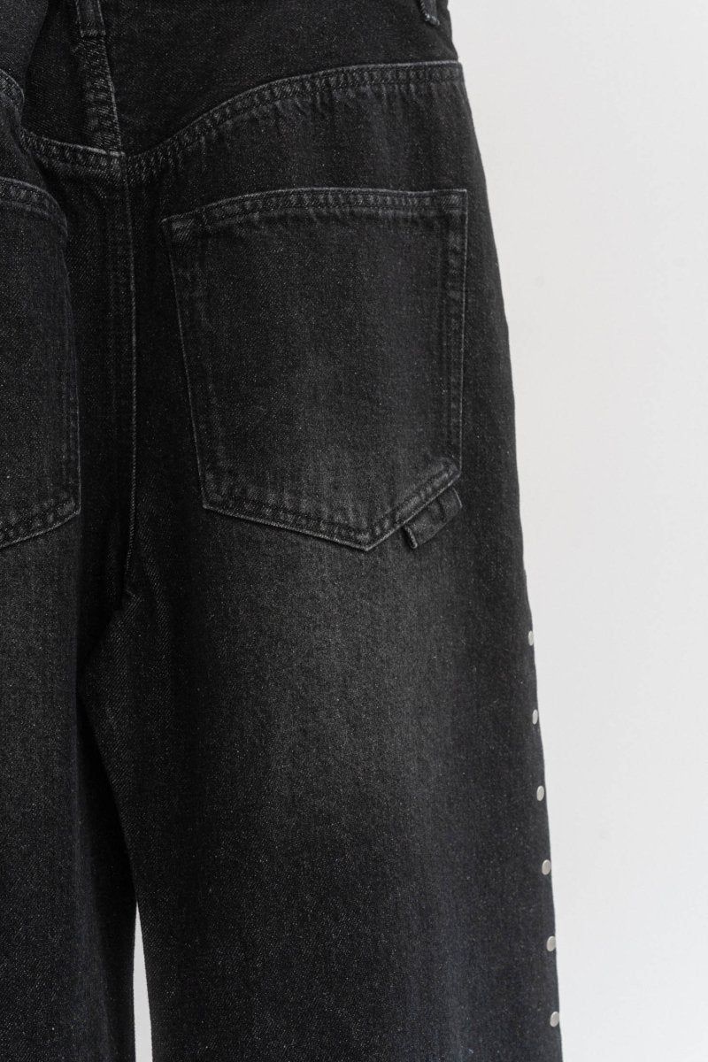 Knuth Marf - side line studs denim / サイドライン スタッズデニム