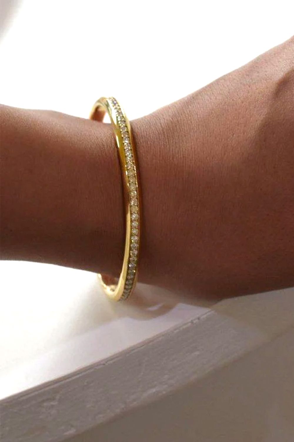 GYPPHY - SILVER MOISSANITE BANGLE / シルバー モアサナイト バングル