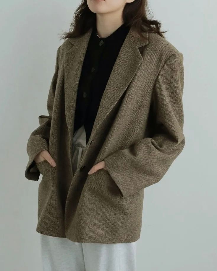 ànuke - Herringbone Wool Jacket / ヘリンボーン ウールジャケット