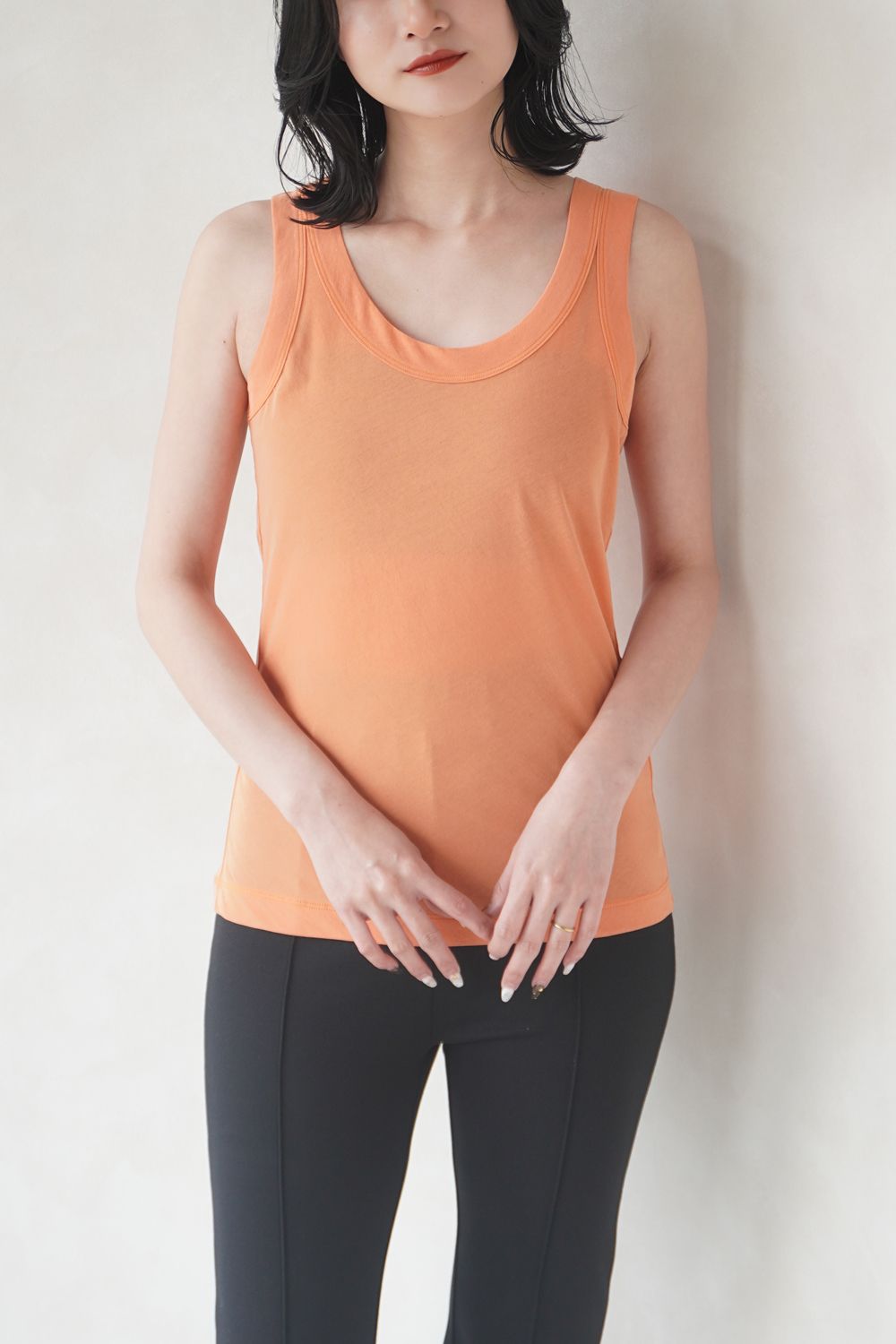 CINOH - SHEF TANK TOP / ベーシックタンクトップ (オレンジ) | Sir