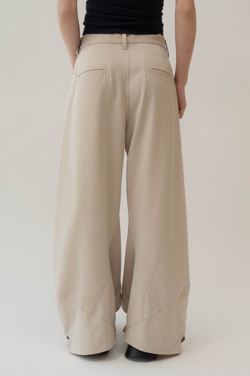 Knuth Marf - slit deformed pants(unisex) / スリット ディフォームド