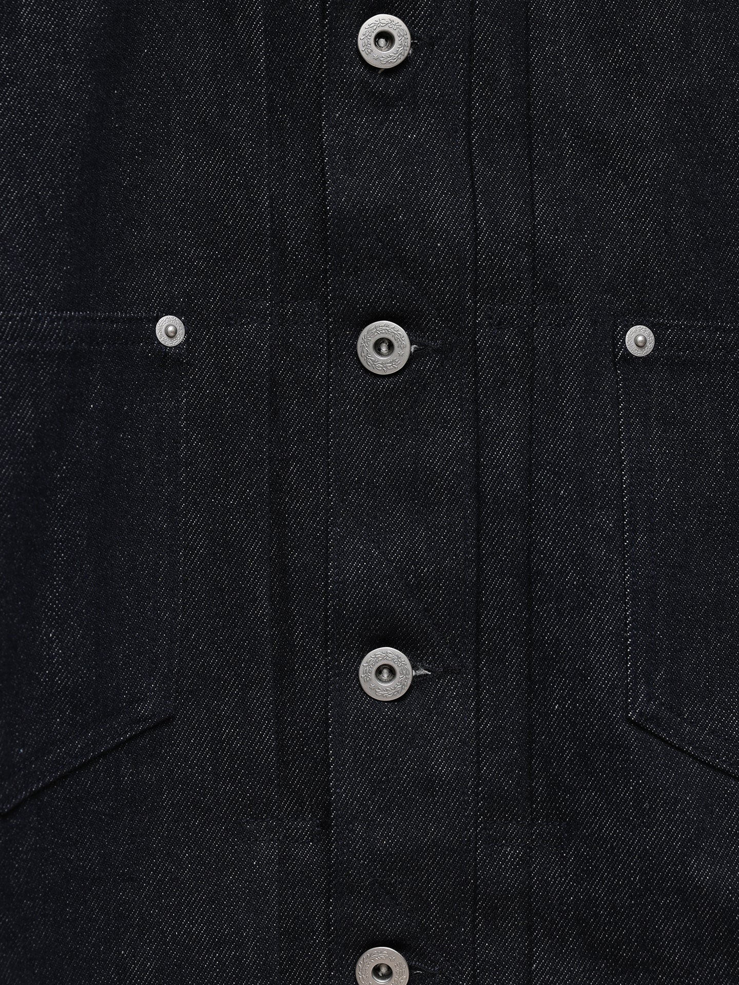 6CRAYON 11.3 oz Navy Blue Denim Non-Fade Relaxed Fit Jacket