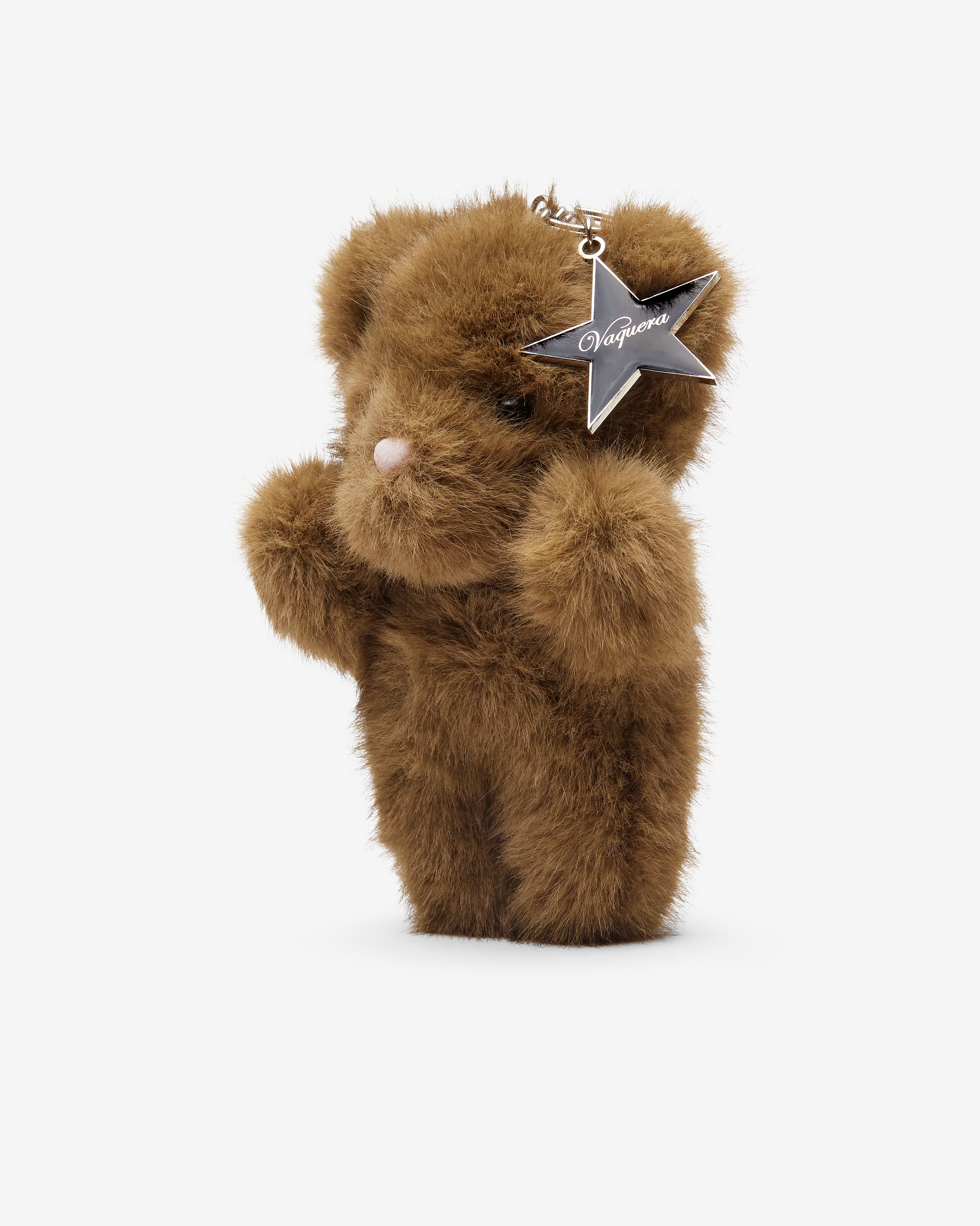 Vaquera: Women's Teddy Bear Keychain (Brown) | DSMNY E-SHOP