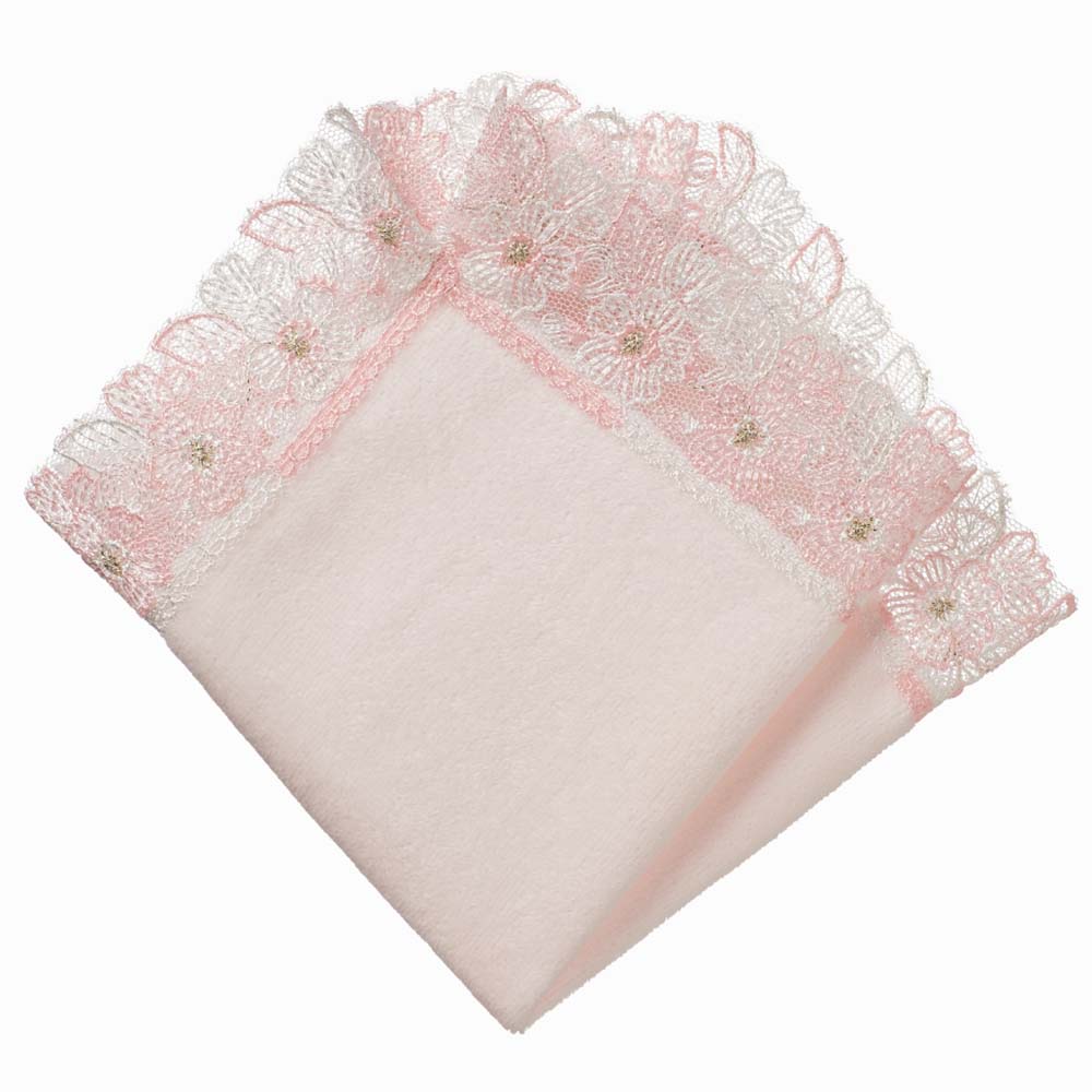 タオルハンカチ 桜便り(ピンク): ファッション・ビューティー雑貨