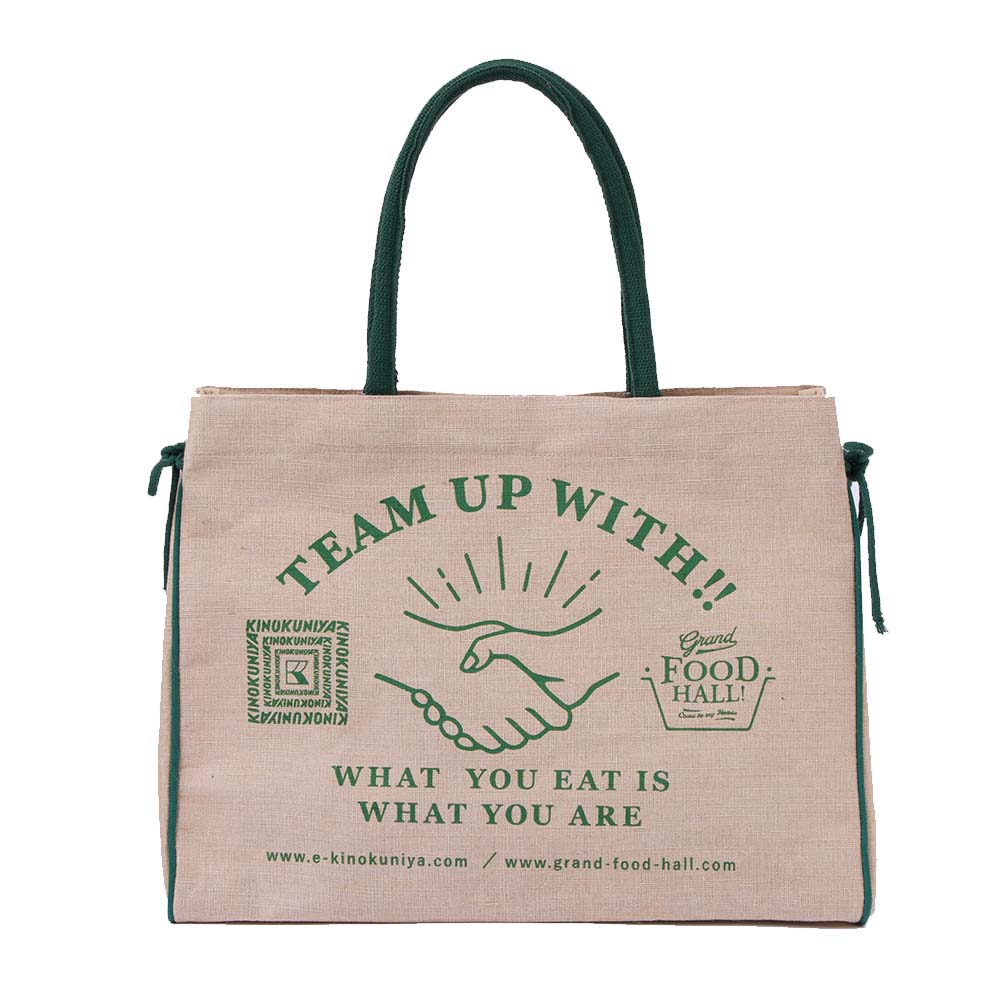 JUCO紀ノ国屋コラボエコバッグ(グリーン): ファッション・ビューティー