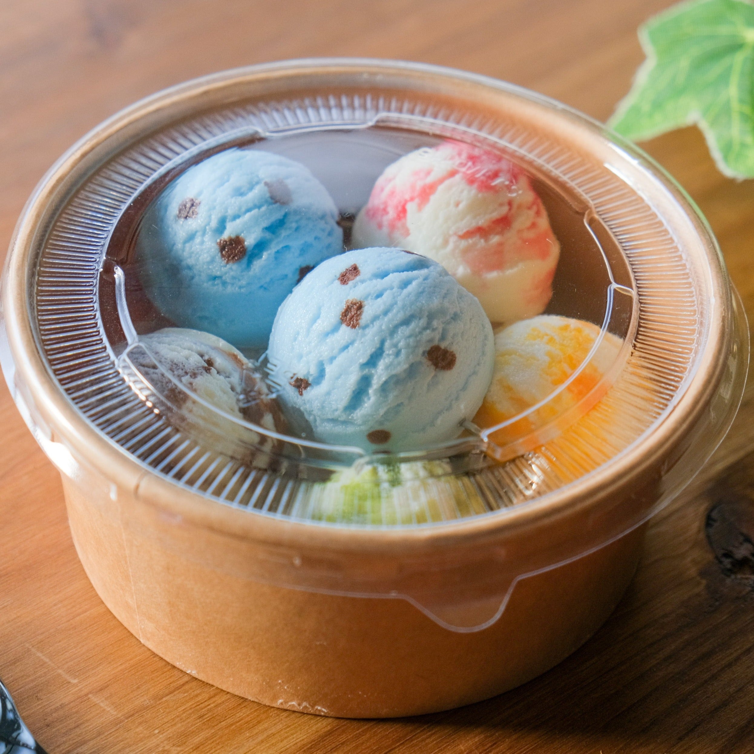 食品サンプル(IWASAKI)「アイス(抹茶)のキーリング 」 – 元祖食品