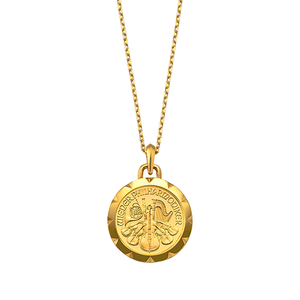 ウィーン金貨ハーモニー1/10オンス ペンダント | 高品質 金・プラチナ