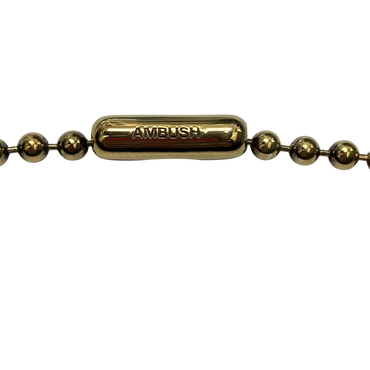 AMBUSH(アンブッシュ) ボールチェーンネックレス ゴールド｜【公式