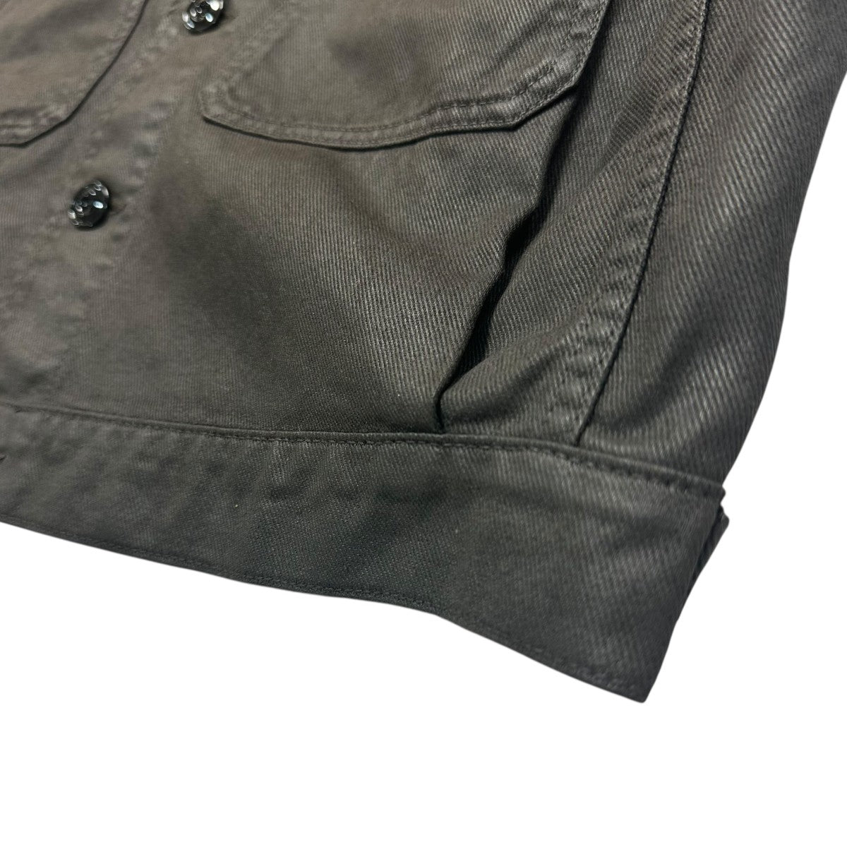 LEMAIRE(ルメール) 25SSTRUCKER JACKET SHINY COATED MEDIUM DENIM