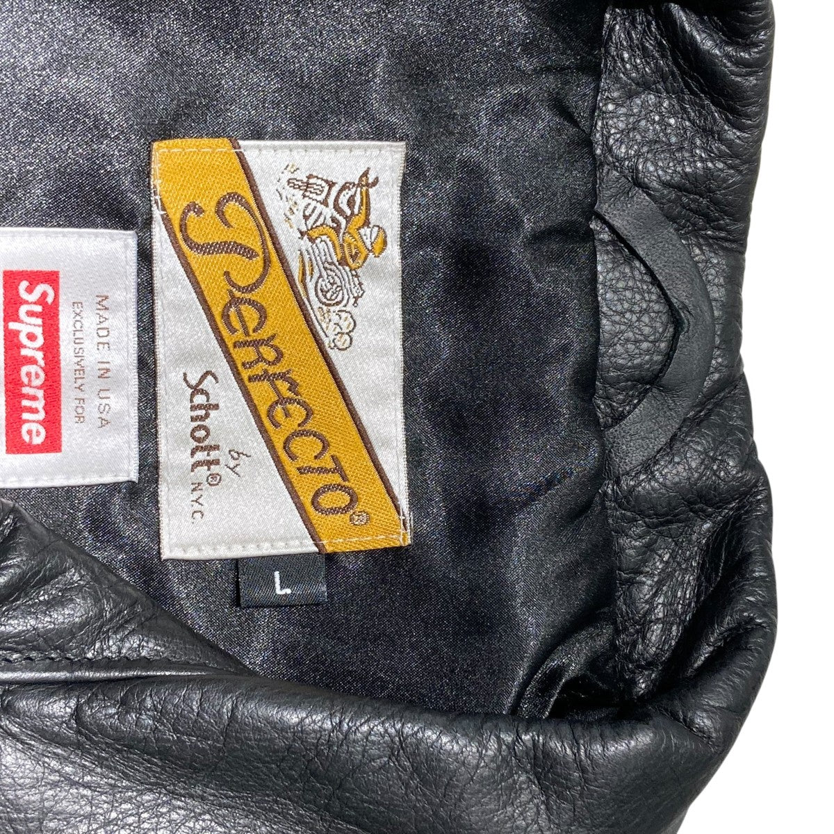Schott×Supreme The Crow Perfecto Leather Jacketダブルライダース