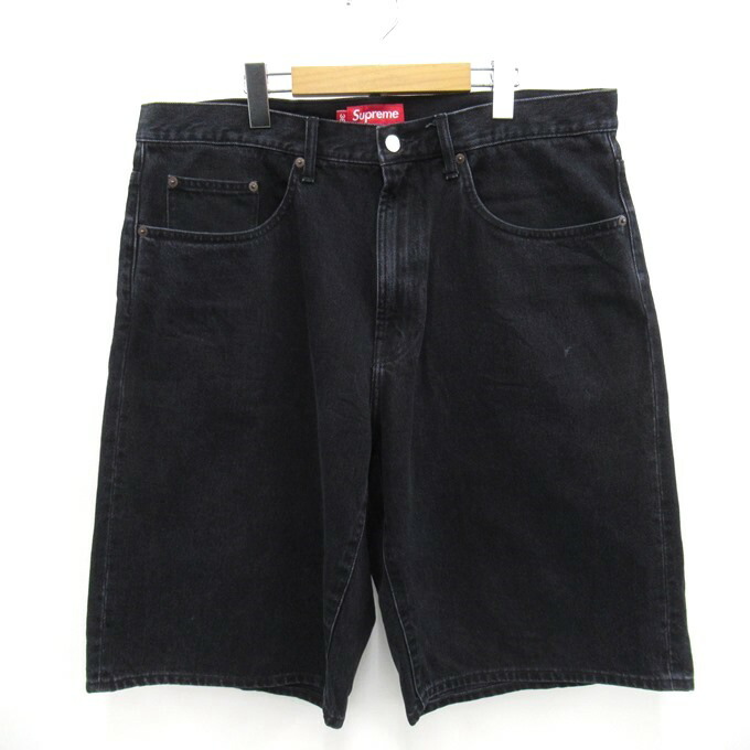 楽天市場】13SS SUPREME Fuck Denim Painter Short (BLACK) 32 黒