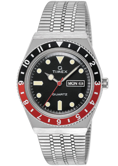TIMEX Q TIMEX コークベゼルモデル TW2U61300 メンズ 電池式 ブラック