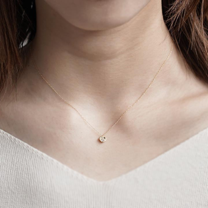 Atelier d'antan：Round Chocolate Necklace A024201AN008