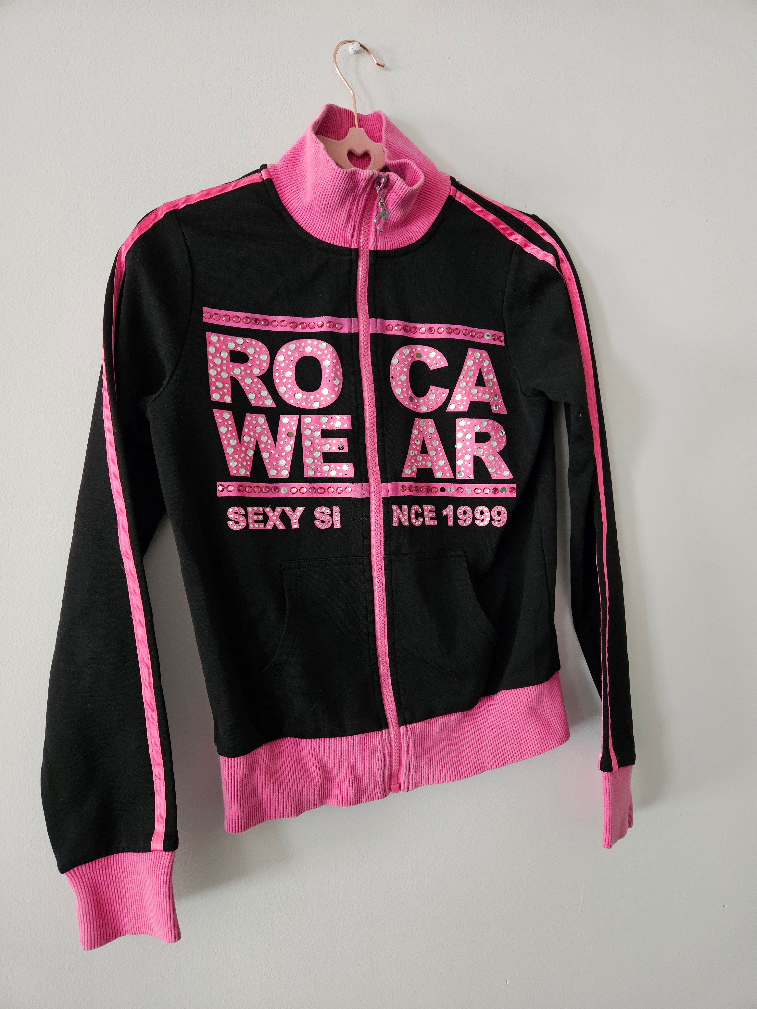 Y2K Rocawear Zip Up Sweater – On the Map