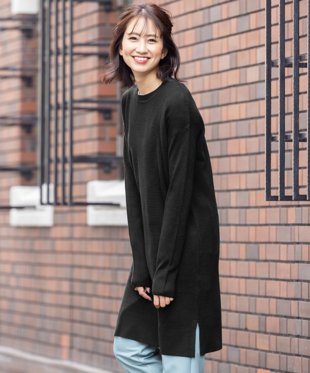 mili an deni（ミリアンデニ） ニットワンピース セーター チュニック